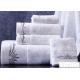 Super Soft 32s Woven White Hand Towels Set OEM / ODM Available
