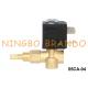 1/8'' Flow Adjustable Coal Gas Brass Solenoid Valve For Oven Heating