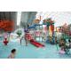 Hotel Kids' Water Playground Indoor Waterparks with Fiberglass Mini - slide