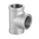 High quality stainless steel reducing tee reducing/Unequal tee internal thread threaded tee pipe fittings