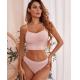                  Knit Bra Short Crop Beauty Back Seamless Removable Padded Chest Tube Tank Top Camisoles Wire Free Bra             