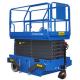 6m Height Mobile Scissor Lift with Motorized Device of Loading Capacity 300kg
