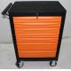 Electrostatic powder spraying Black and Orange 7 Drawer 27 Roller Cabinet / Toolbox