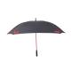 Square Shape 8 Ribs Storm Proof Umbrella With Reflective Logo Print And