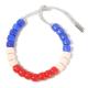 KC Jewelry Forte Beads Bracelet , USA Red White And Blue Beaded Bracelets