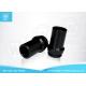 Black Hydraulic Bite Type Industrial Hose Fittings , Quick Connect Hydraulic Hose Adapters