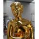 Golden effect bespoke custom gooddess sculpture or statue