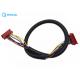 2.54mm Pitch Red Micro Match Bulk 8P To 8P Male To Male Ribbon Idc Jacket Flexible Cable Wire