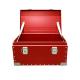 Multifunctional Red Aluminum Alloy Insulated Outdoor Hiking Storage Box for Camping