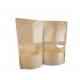 custom PE coated coffee packaging bags with window