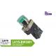 Emergency Signals Green Push Button Switch With LED Direct Bulb ROHS And UL Certified