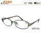 reading glasses with metal frame, hot fashionable style,hollow out of the temple