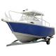 5.8m Steering Console Aluminum Fishing Boats Durable With Gasoline Fuel Type