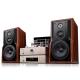 120W Bookshelf Speakers with 3-Way Loudspeakers Modern Style and Color Gift Box