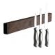 NdFeB Magnet Material 16-Inch Walnut Wooden Magnet Knife Holder Magnet Bar Kitchen