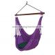 Kids / Adults Indoor Outdoor Two Person Caribbean Hammock Chair 275 Pounds Capacity Purple