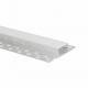 Extruded Anodized profile with Frosted PC cover for  LED Plasterboard Profile