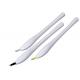 White Handle Microblading Manual Pen U Shape For Lip , Eye - line