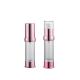 Rose Gold 30ml UV Aluminum Airless Pump Bottle Used For Skincare Application