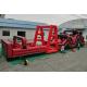 20m*4m Red Color Running Inflatable Water Obstacle Course Rental