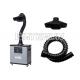 One Arm 80W Bench Top Fume Extractor Welding , low noise Air Purifying Machine