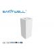 White Color Bathroom Pedestal Basins Square Shape Mounting Hardware Included With Overflow