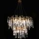 Brass Clear Antique Crystal Glass Pendant Lamps