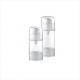 Oval plastic cosmetic airless container 30ml 50ml PP airless bottle