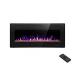 Multicolor Electric Fireplace Low Noise Recessed Wall Mounted AC120V/60HZ N.W/G.W 24/28kgs
