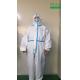 Working Flame Retardant Disposable Coveralls , Anti Dust Disposable Full Body Suit