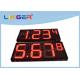 Super Brightness Digital Gas Price Signs Red Color For Oil Station / Service Station