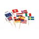 Personalised Toothpick Flags Disposable Country Flag Toothpicks
