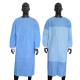 Non Woven Doctor Isolation Disposable SMS Surgical Gown Reinforced Blue Color