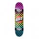 YOBANG OEM RAD Wheels Checker 2 Neon Fade Complete Skateboard - 7.75 x 31.25