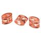 Anodized Custom Injection Molding , Copper PVD Precision Moulded Components