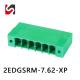 SHANYE BRAND 2EDGSRM-7.62 7.62mm phoenix pluggable terminal block male with UL competitive price