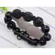 OEM & ODM Shamballa beaded bracelets 1760011 with crystal black stone beads