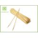 Slim Bamboo Canape Sticks , Healthy Wooden Shish Kabob Sticks Kitchen Skewers