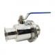 SS304L/SS316 Sanitary Stainless Steel Non Retention Ball Valve With Clamp for Benefit