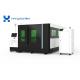 Metal Sheet Plate Stainless Fiber Laser Cutting Machine With Safety Cover