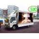 Mobile Trailer LED Video Billboard Vehicle SMD3528 IP67 Pixels 8mm