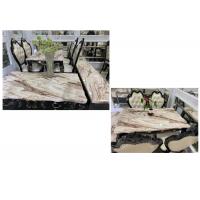 No Scratch Trendy Coffee Tables Good Moisture Resistant Iron Pipe Keel