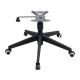 Height Adjustable Rolling Chair Wheel Base Replacement Nylon Five Pronged Chair Legs