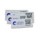 ISO18000-6C Passive RFID Laundry Tag NXP UCODE8 Chip With Barcode Printing