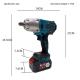 500N Brushless Lithium Battery Electric Impact Wrench Large Torque Removable Car Tires