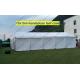 Glass Wall 10 x 15m Outside Storage Tent Customized Printing On The Grassland