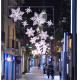 Christmas street decoration light snowflake