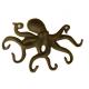 Wall Mounted Creative Octopus Cast Iron Hat Hooks