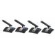Dynamic Compression Shunt 4 Channel Wireless Mic System For Hotel
