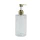 350ml Round Flat Shoulder Lotion Pump Bottle for Plastic Shampoo Shower Gel Packaging